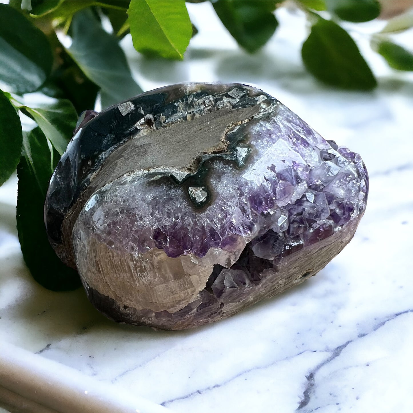 Amethyst Crystal with Stand (M)