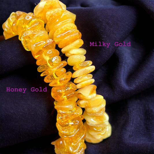 Amber Nuggets Bracelet