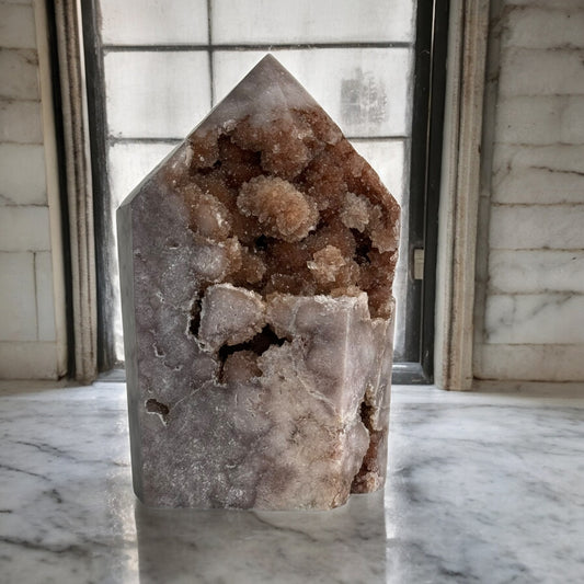 粉紅紫水晶塔 (XL)