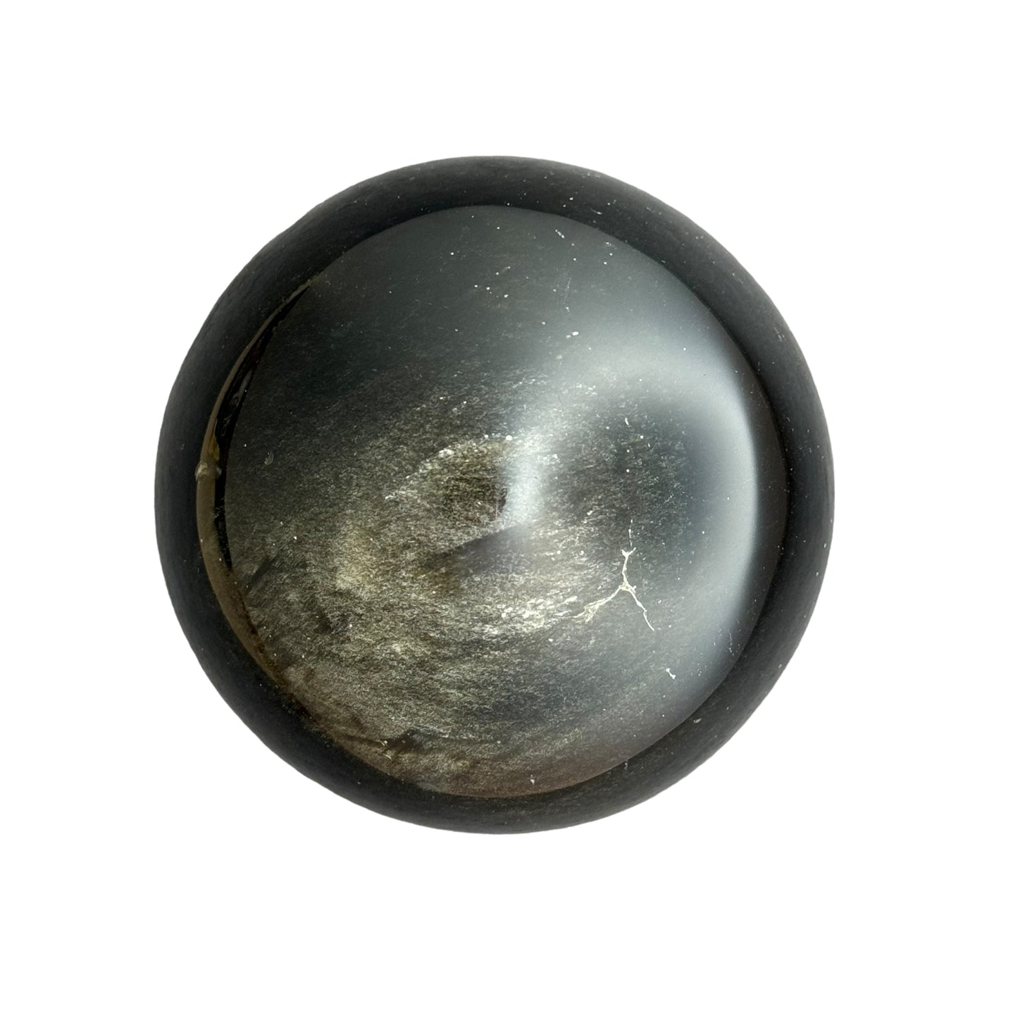 Gold Sheen Obsidian Crystal Sphere
