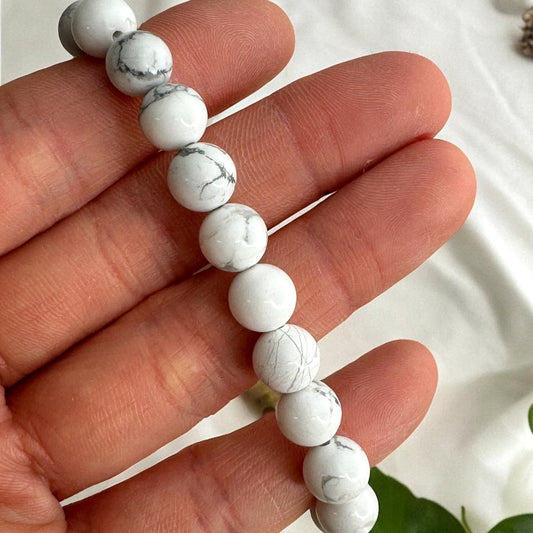 白紋石水晶串珠手鍊