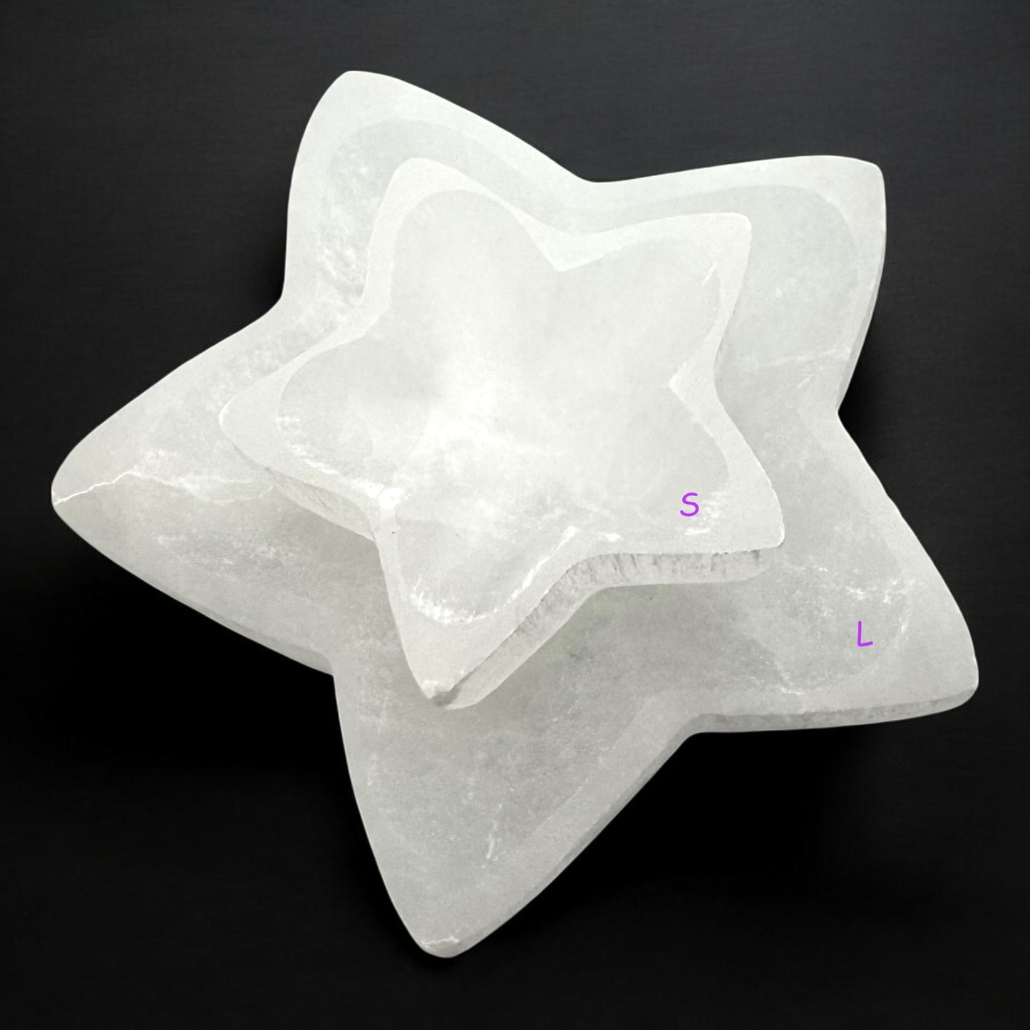 Star Selenite Crystal Bowl