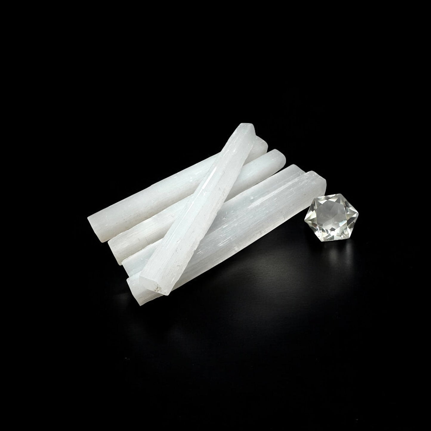 Selenite Crystal Rough Sticks Pack