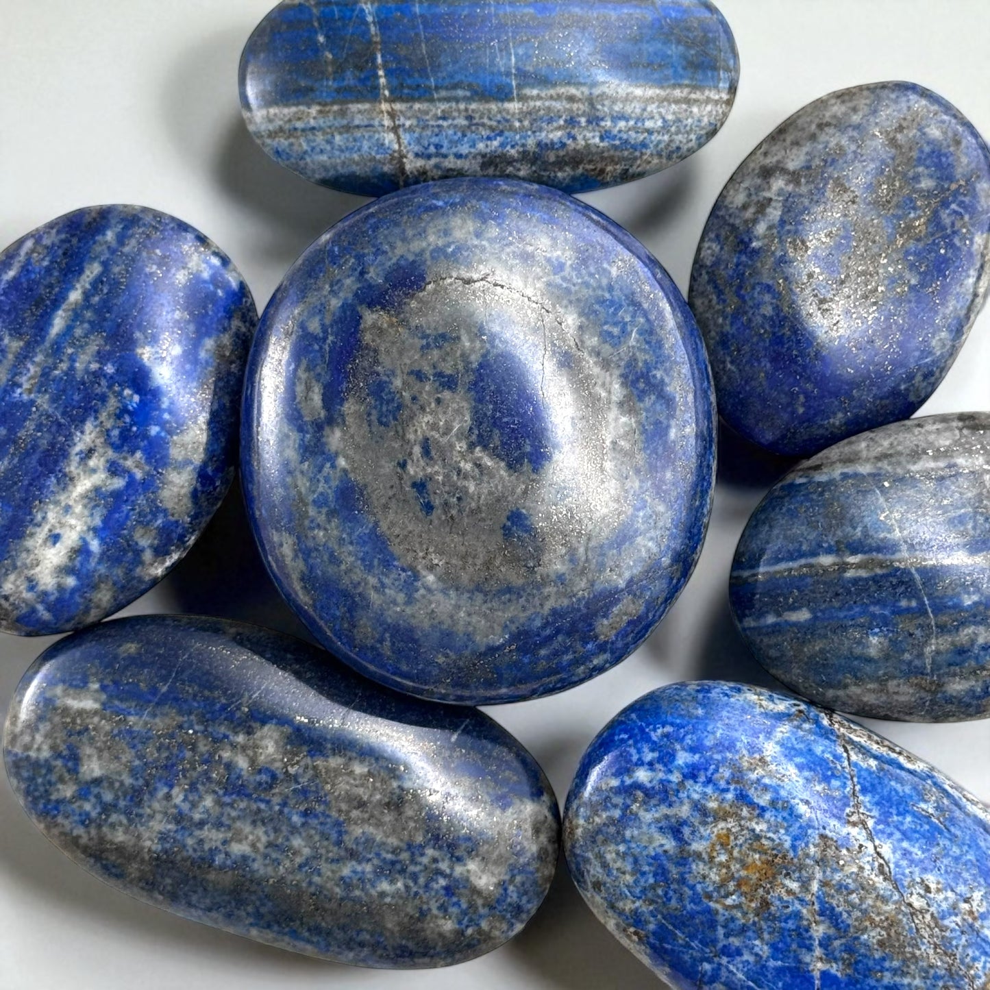 青金石水晶握石