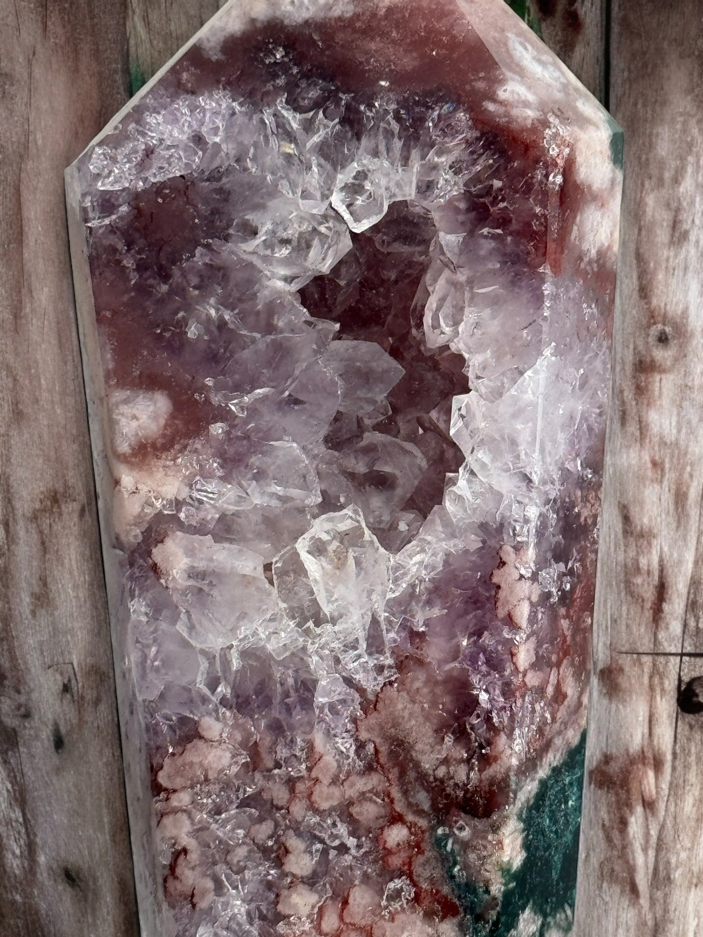 粉紅紫水晶塔 (S)