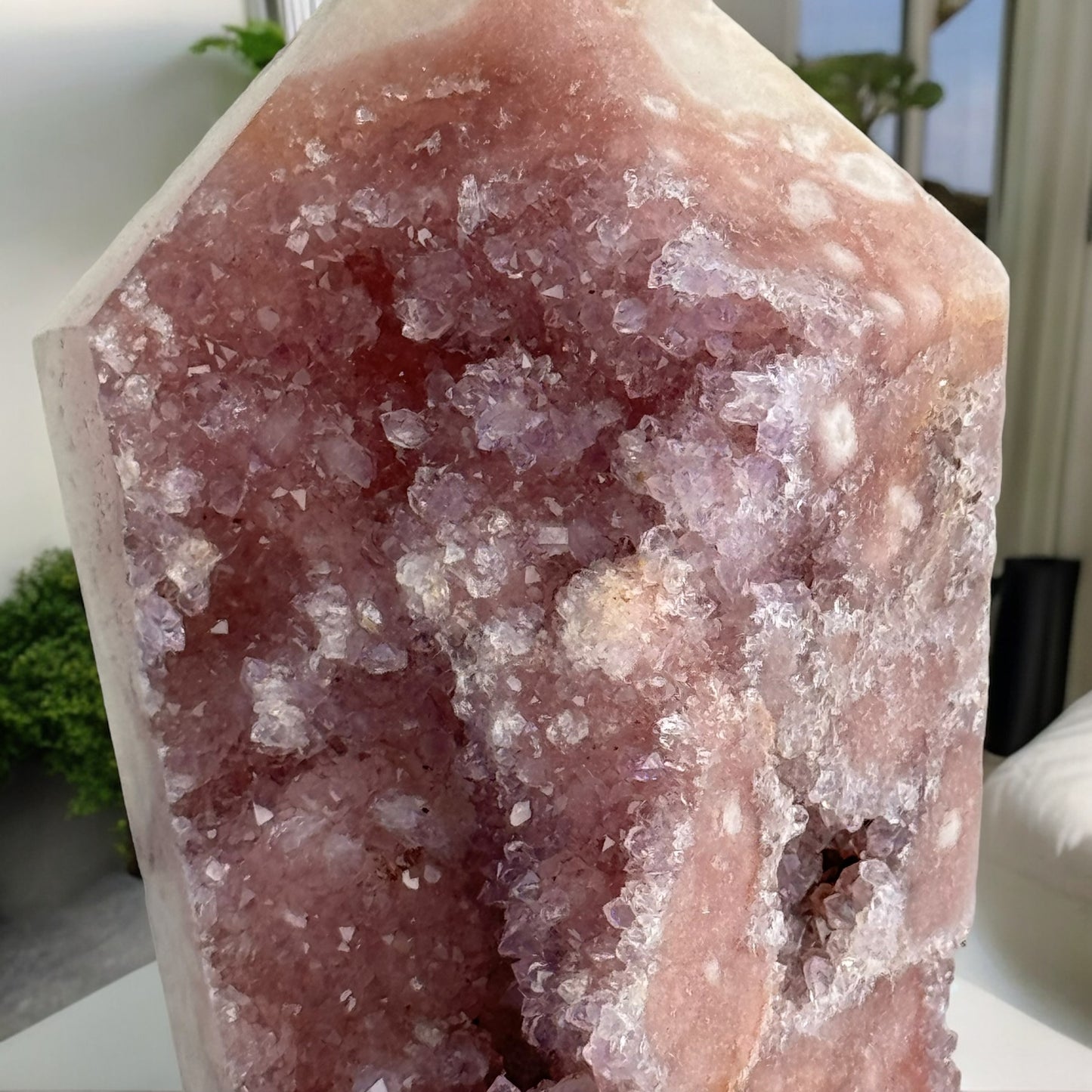 粉紅紫水晶塔(男)
