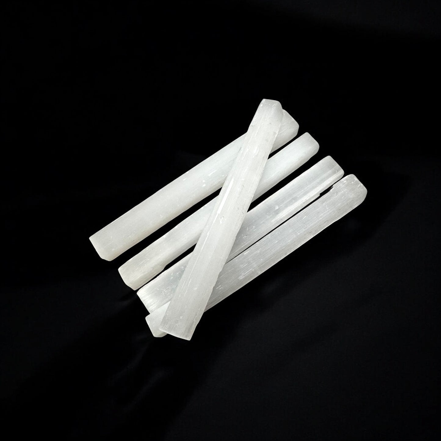 Selenite Crystal Rough Sticks Pack