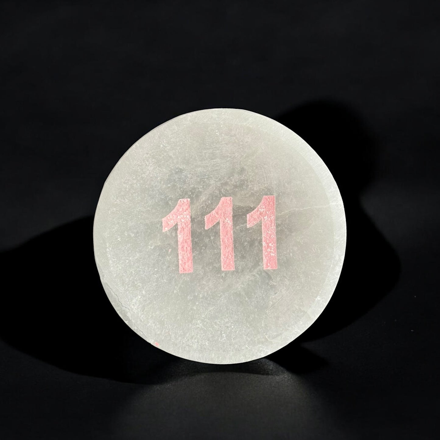 Angel Number "111" Selenite Crystal Bowl Round (S)