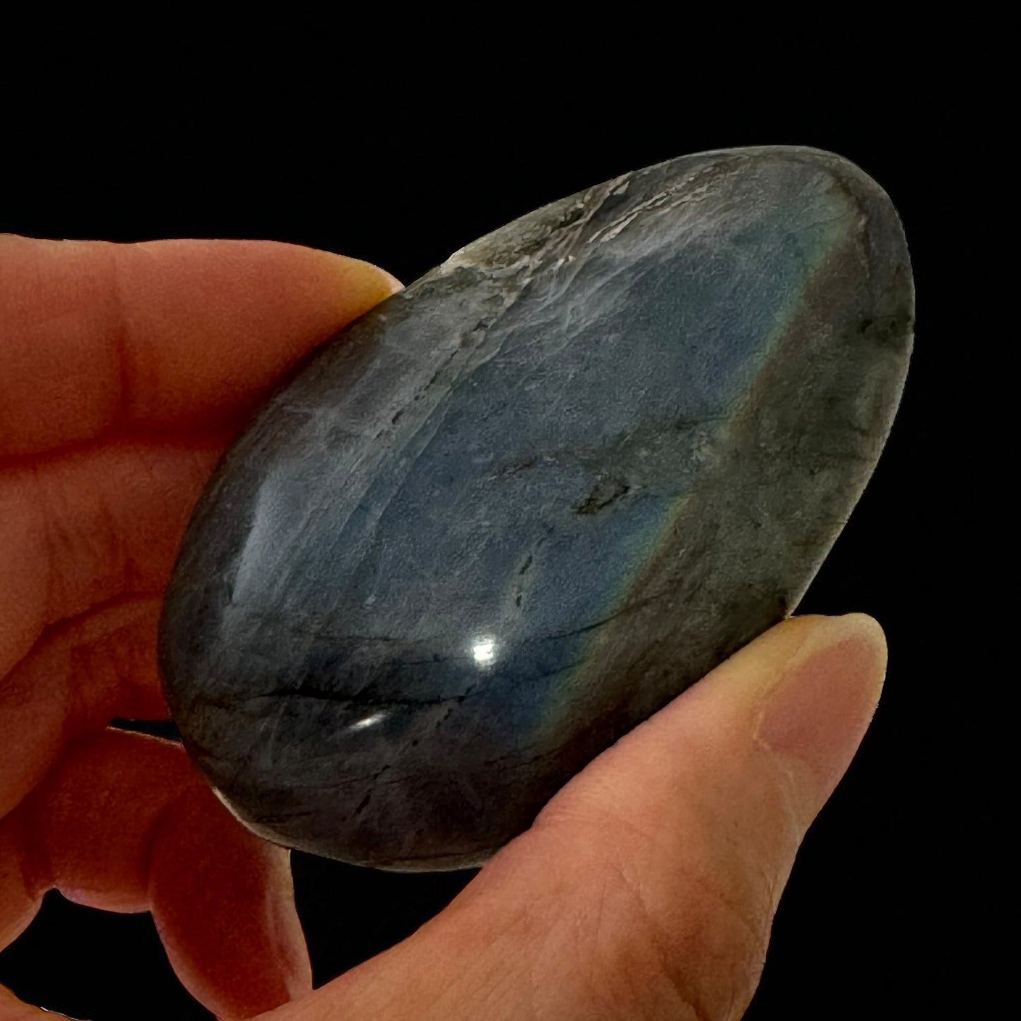 Premium Flash Labradorite Crystal Palm Stones