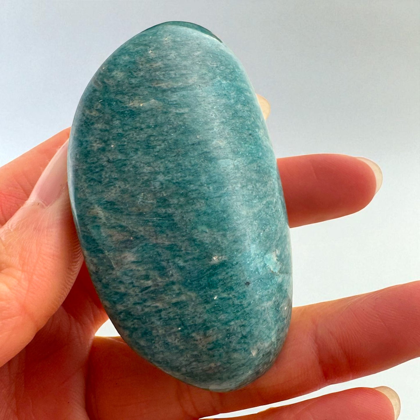 Amazonite Crystal Palm Stones