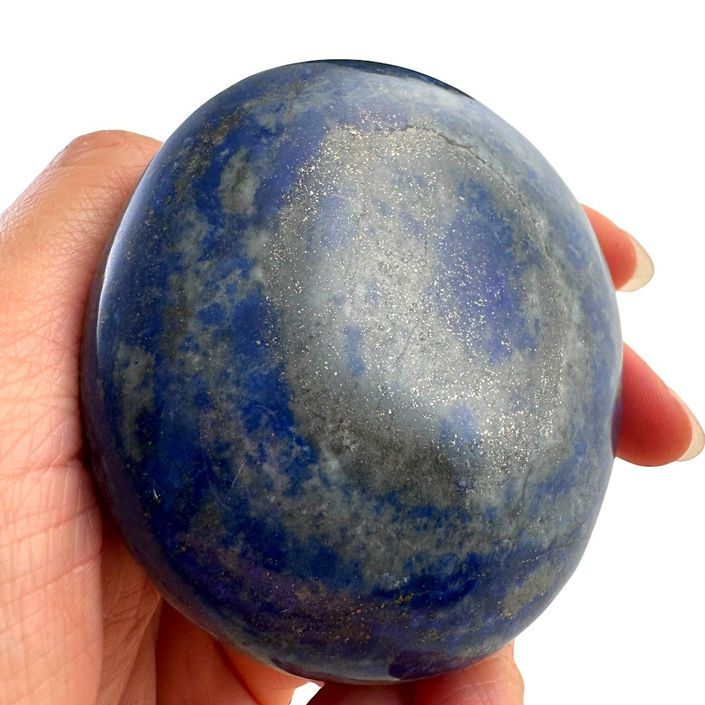 青金石水晶握石