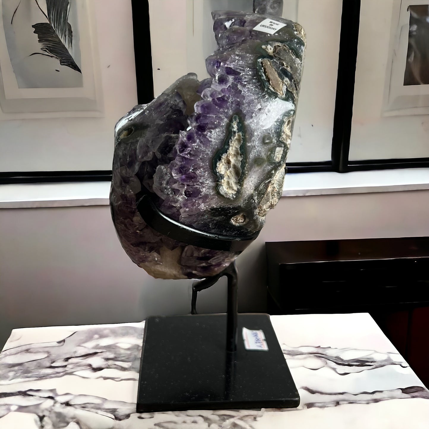 Amethyst Crystal with Stand (M)