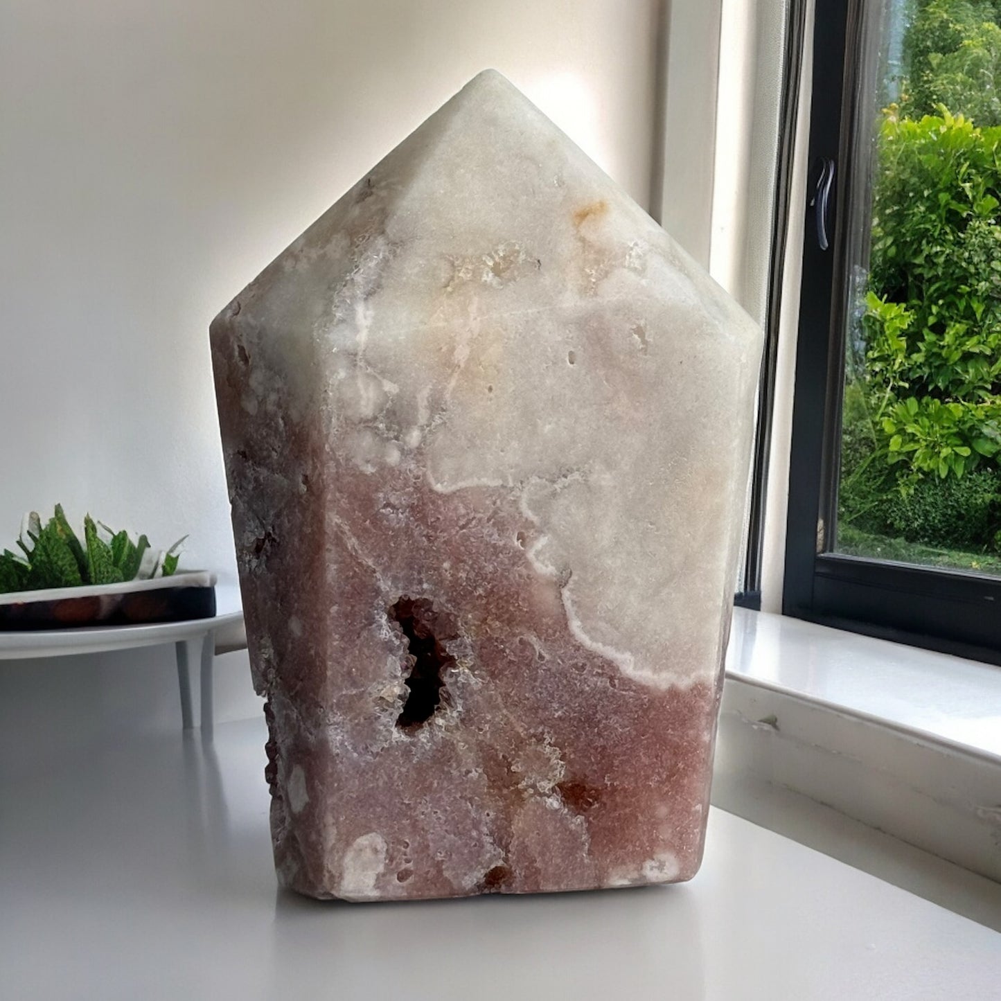 粉紅紫水晶塔(男)