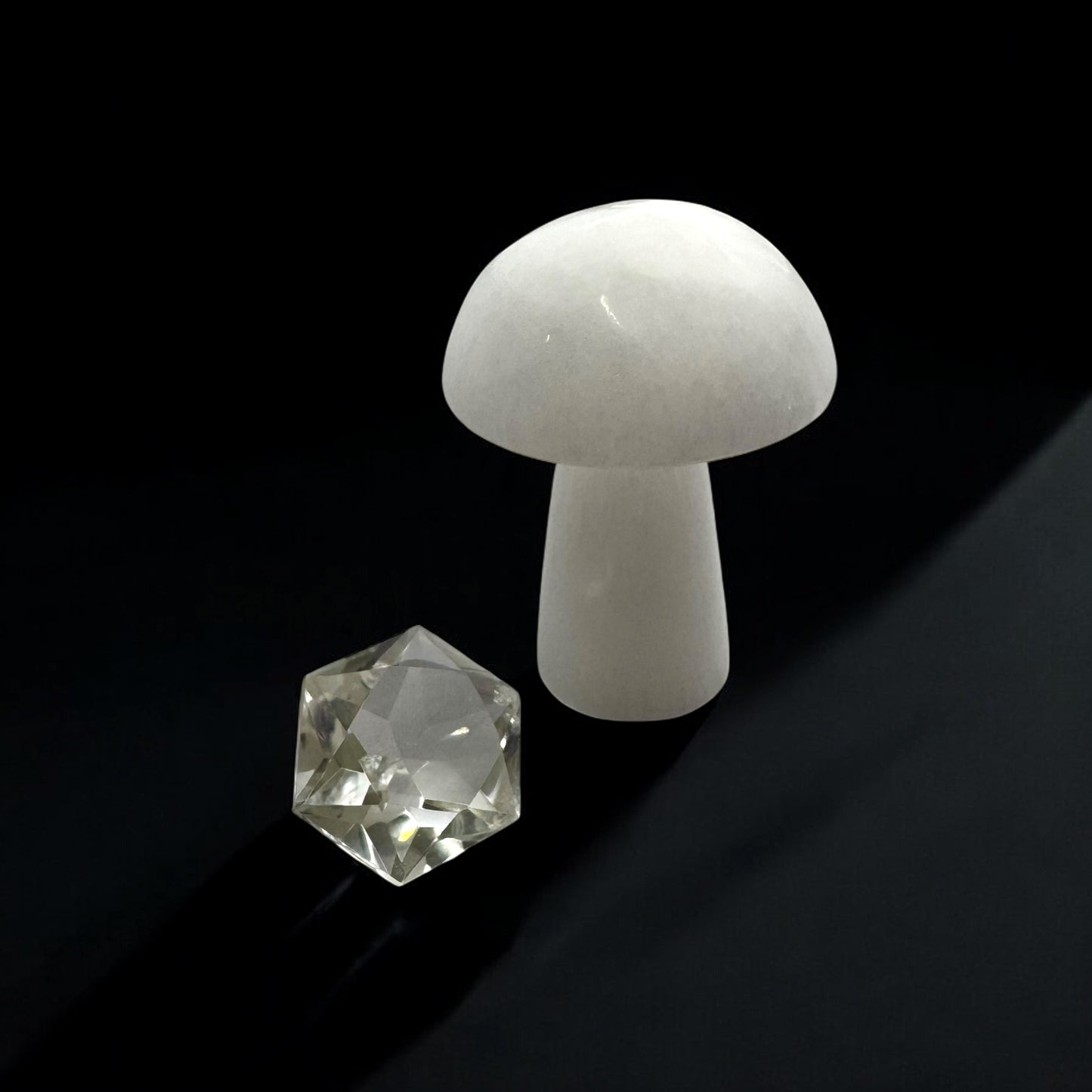 Selenite Crystal Mushroom