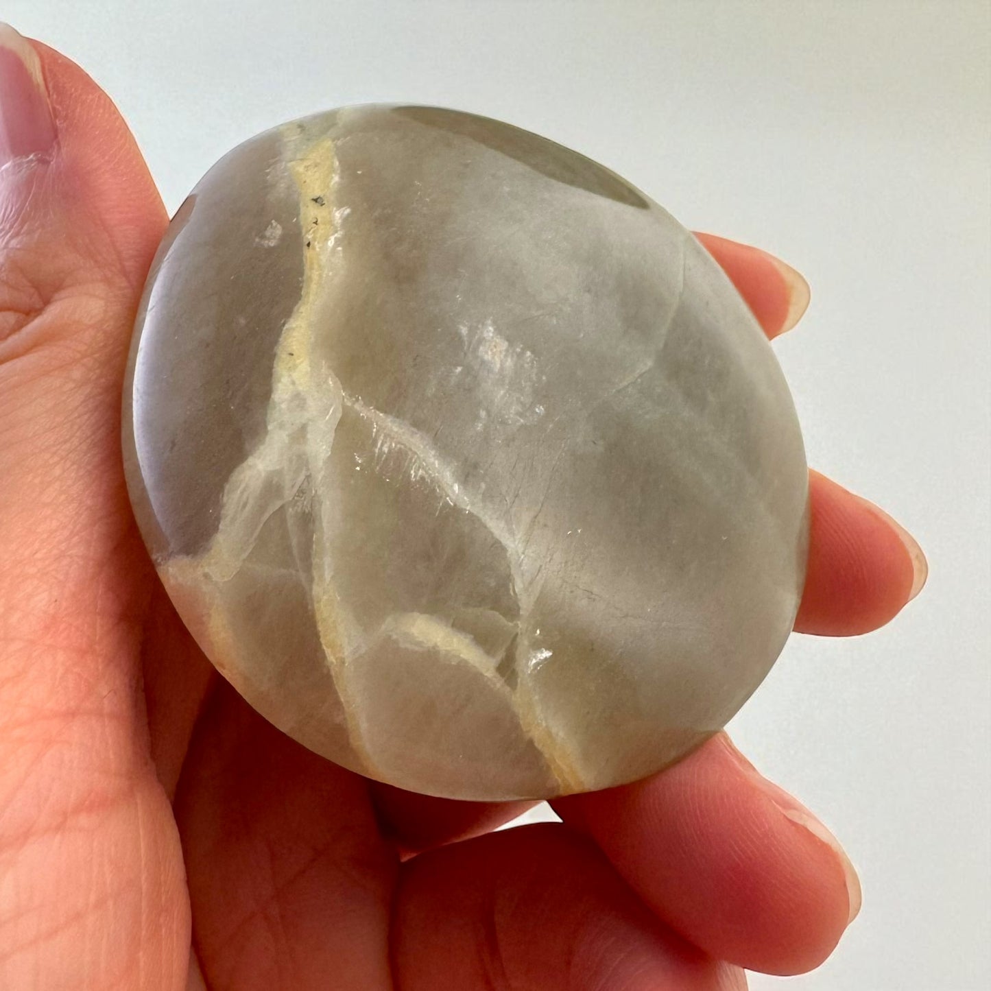 Garnierite Crystal Palm Stones