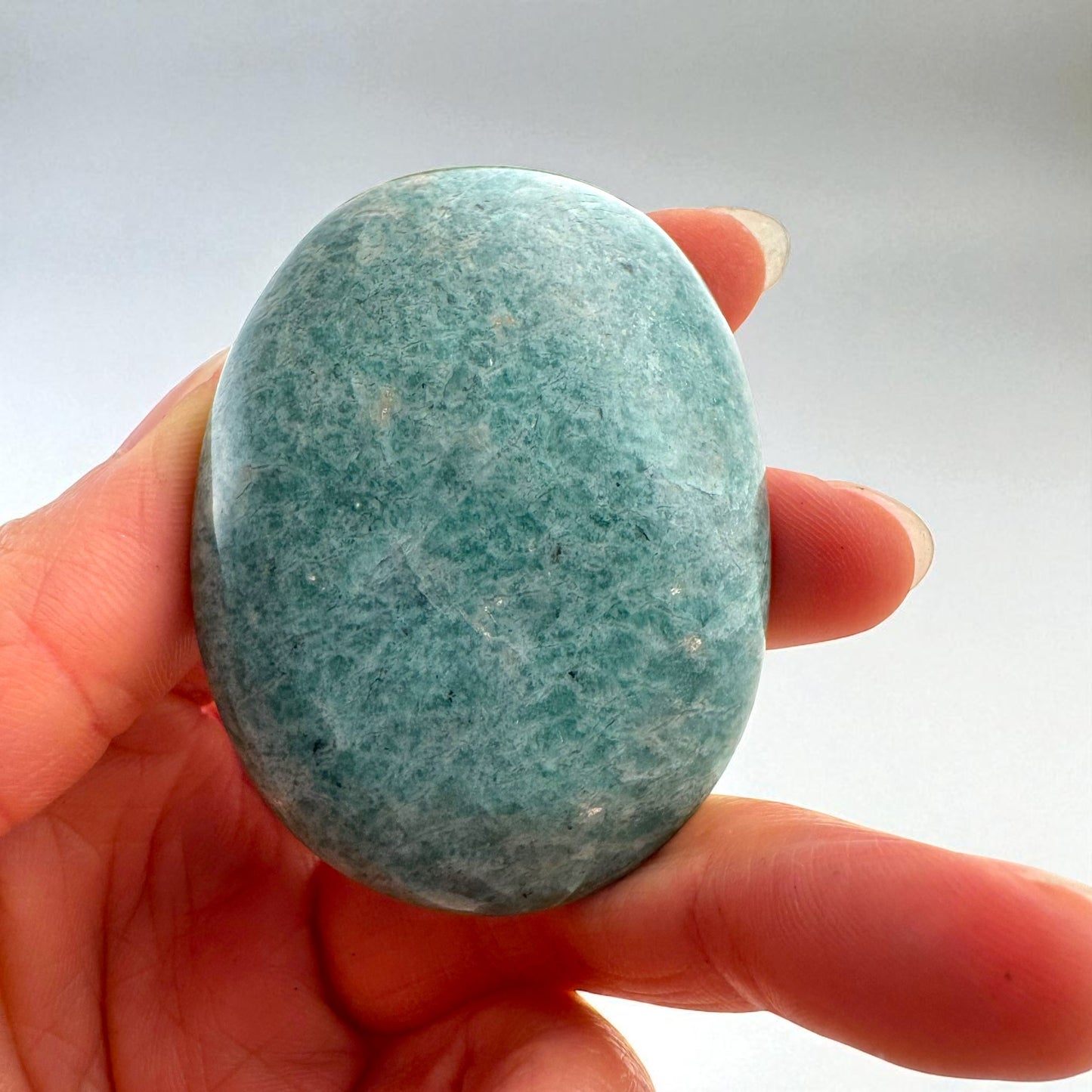 Amazonite Crystal Palm Stones