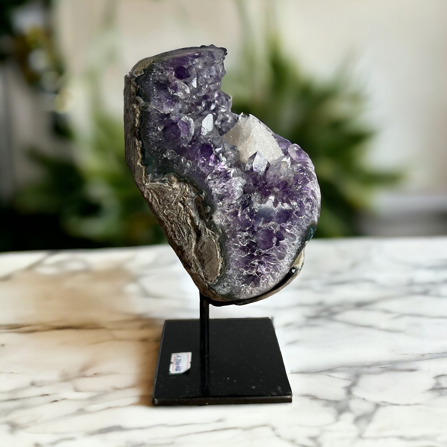 Amethyst Crystal with Stand (M)