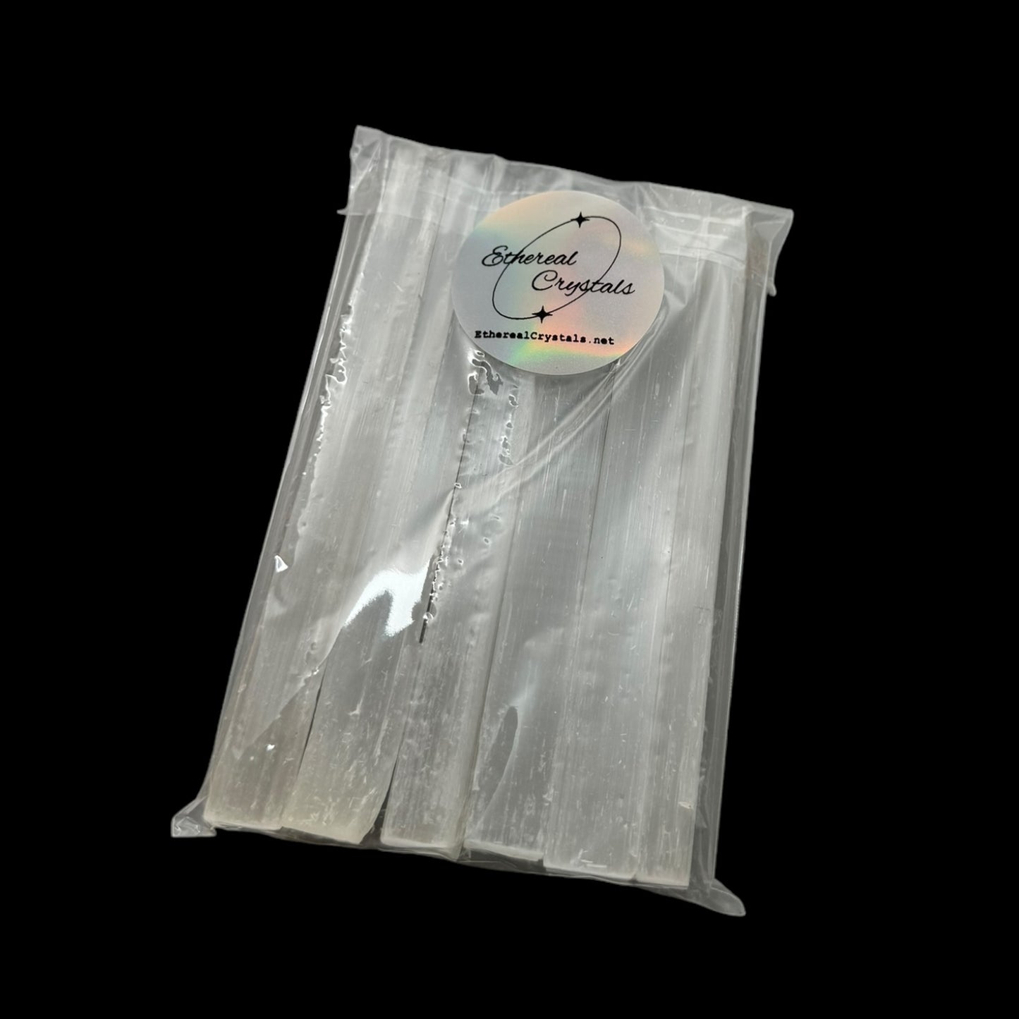 Selenite Crystal Rough Sticks Pack