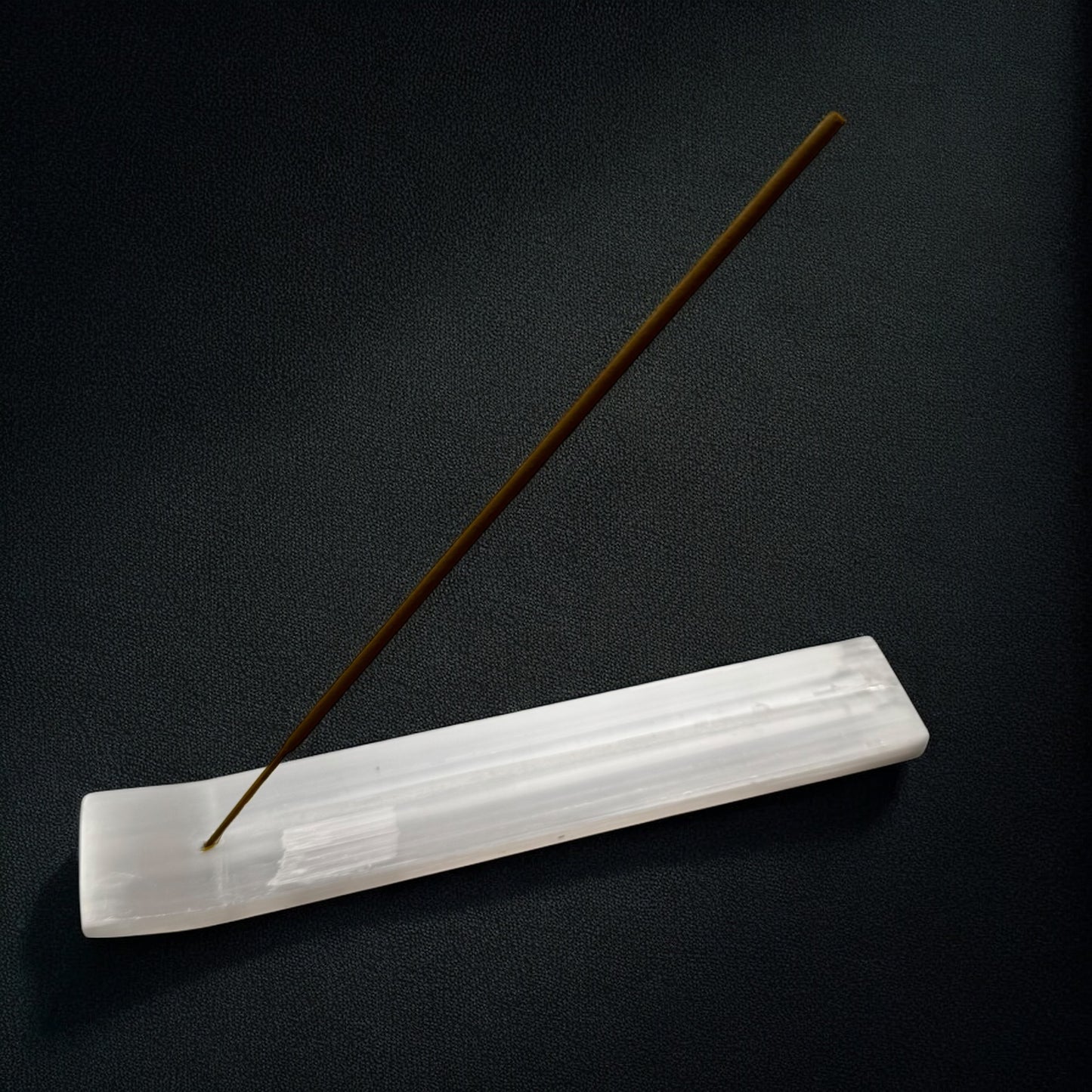 Selenite Crystal Incense Holder