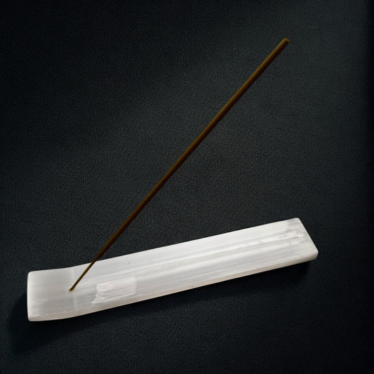 透石膏水晶香座