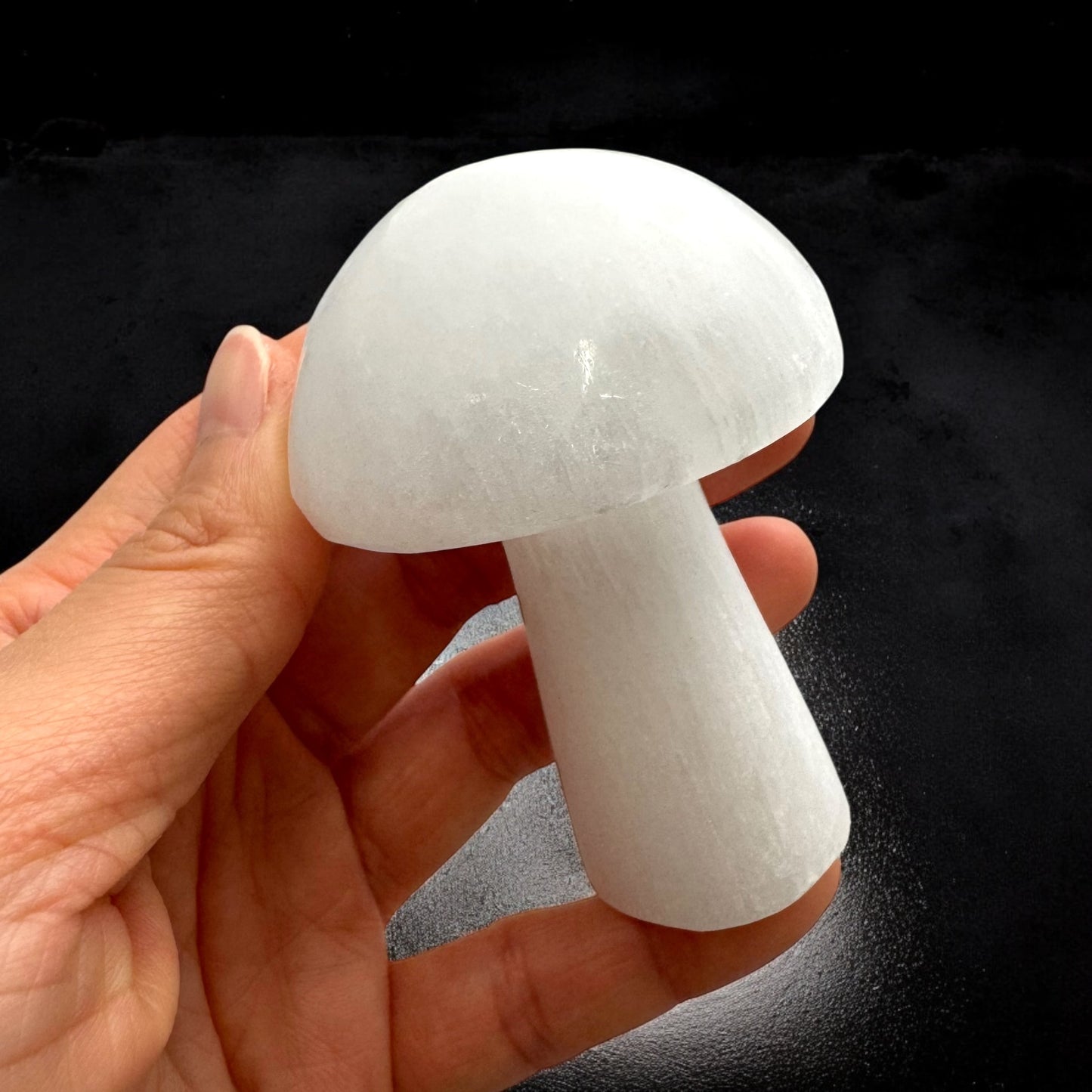 Selenite Crystal Mushroom