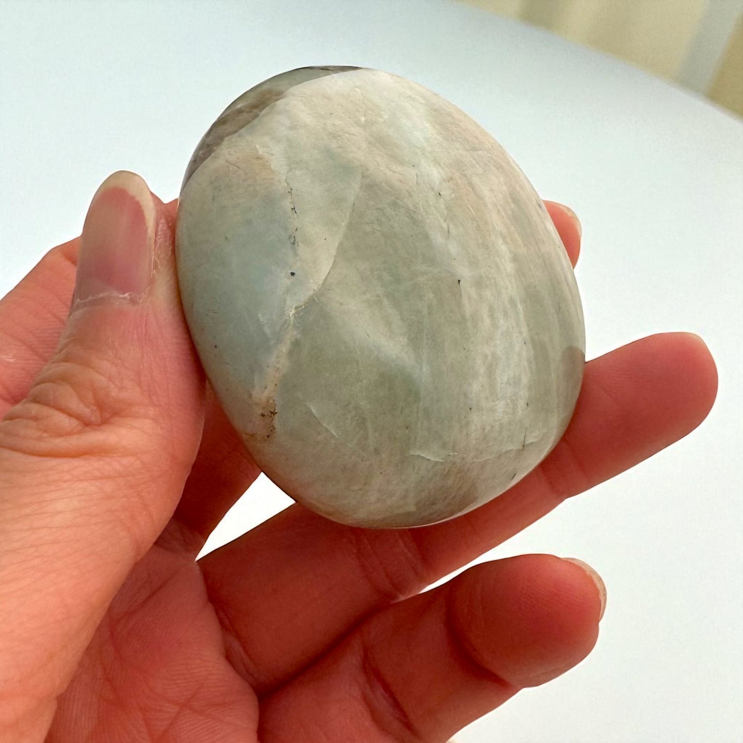 Garnierite Crystal Palm Stones