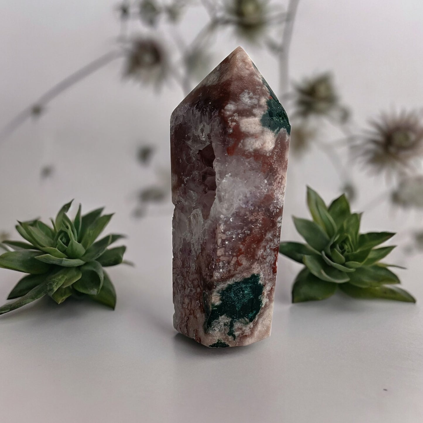 粉紅紫水晶塔 (S)