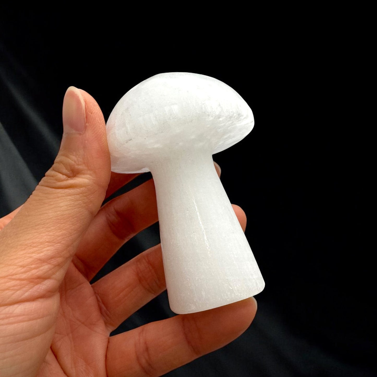 Selenite Crystal Mushroom
