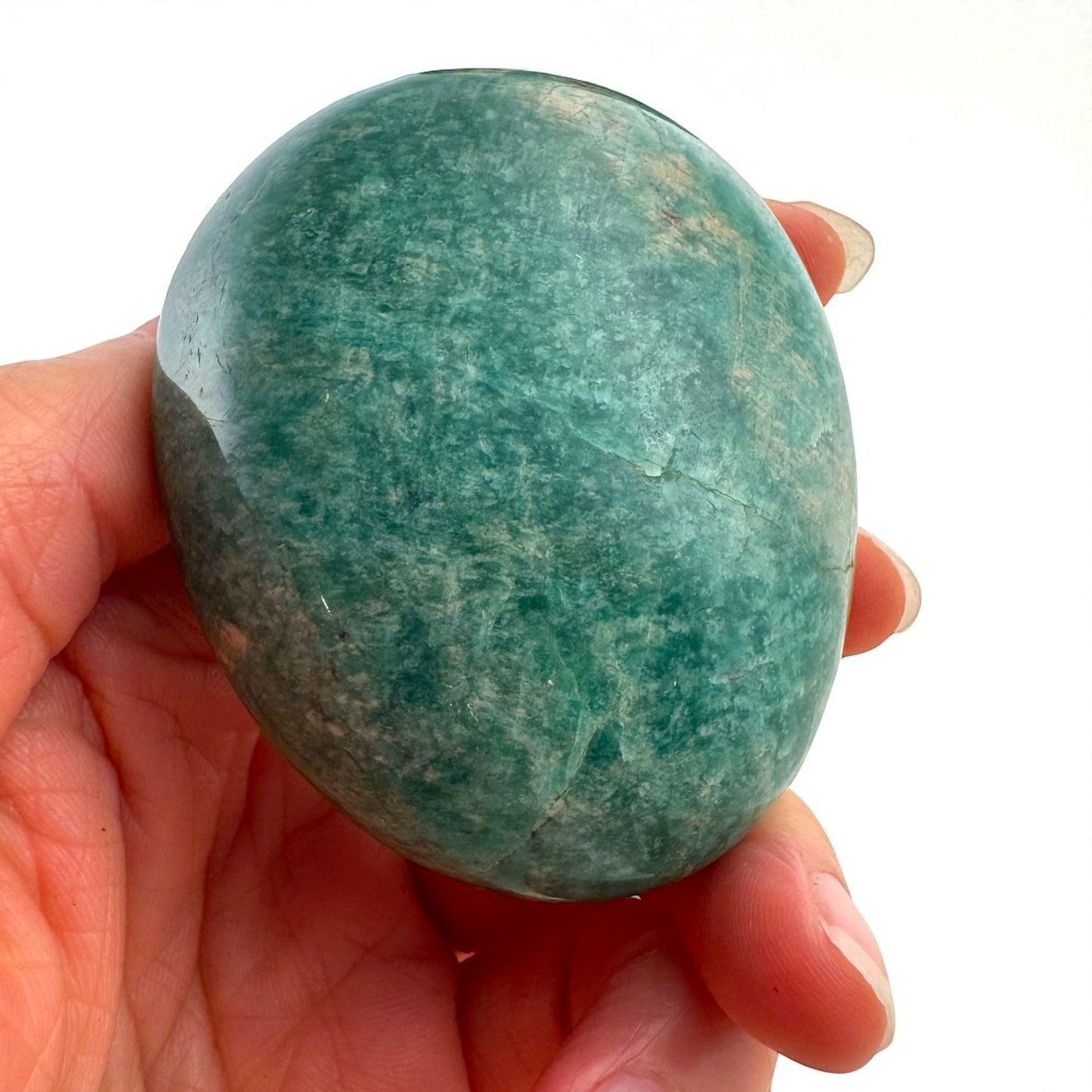 Amazonite Crystal Palm Stones