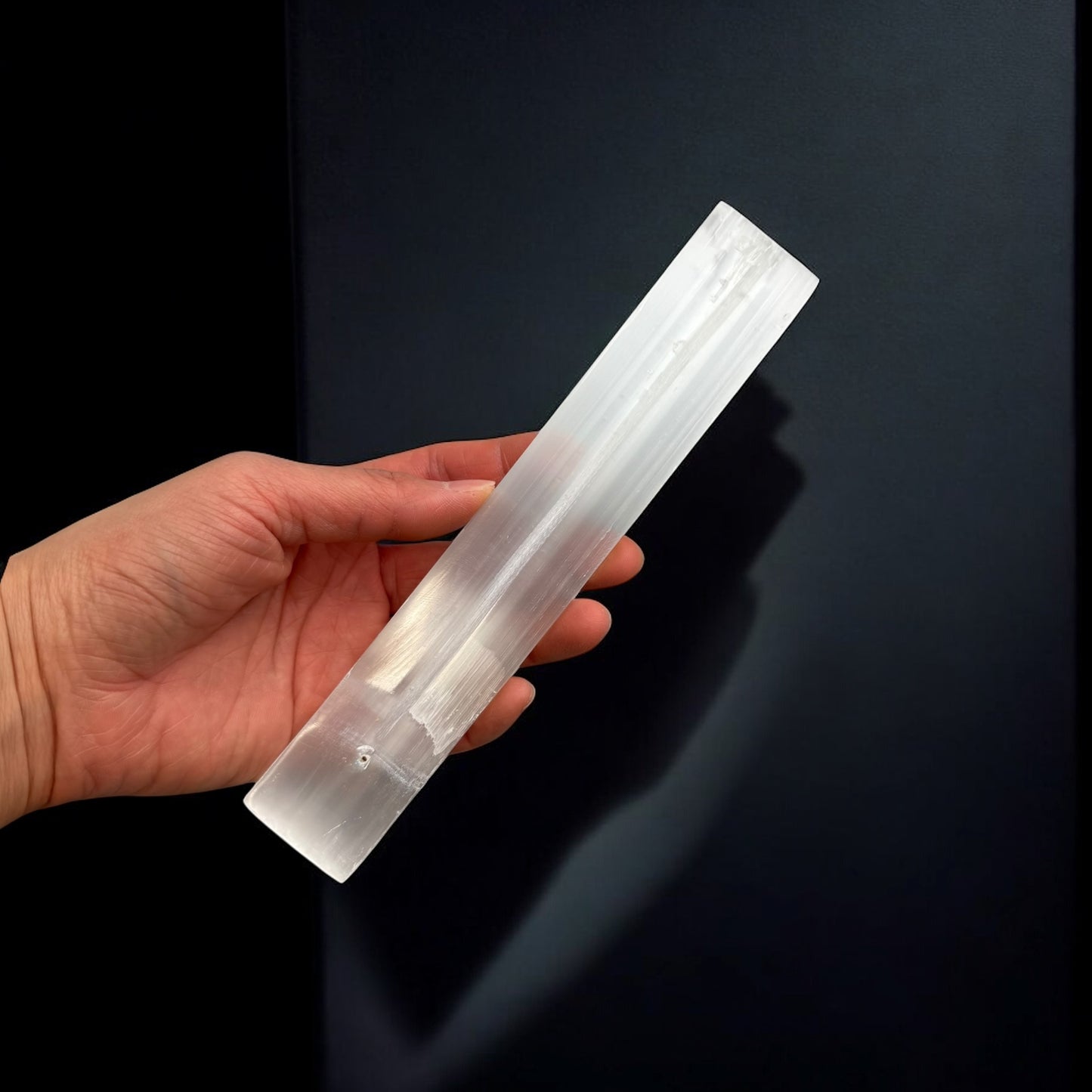 Selenite Crystal Incense Holder