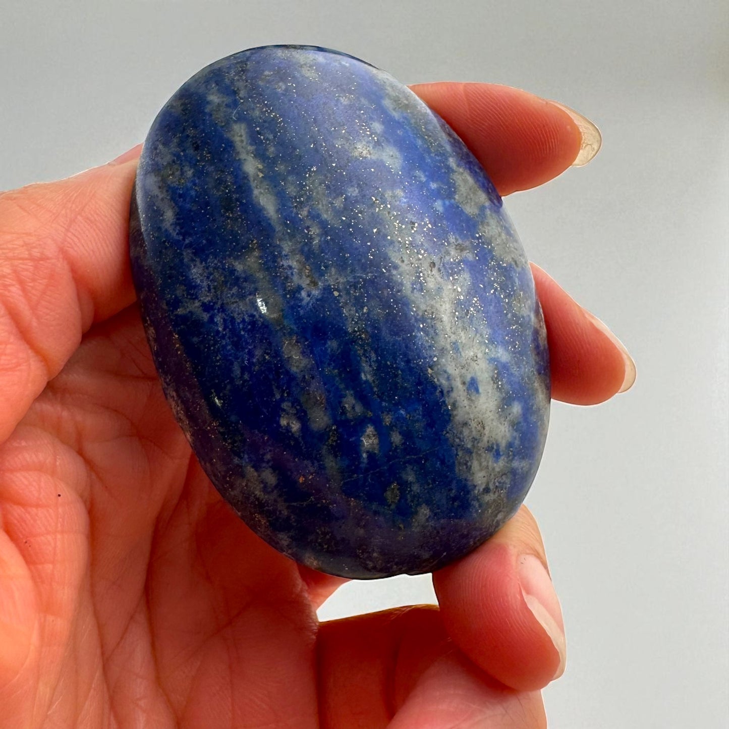 青金石水晶握石