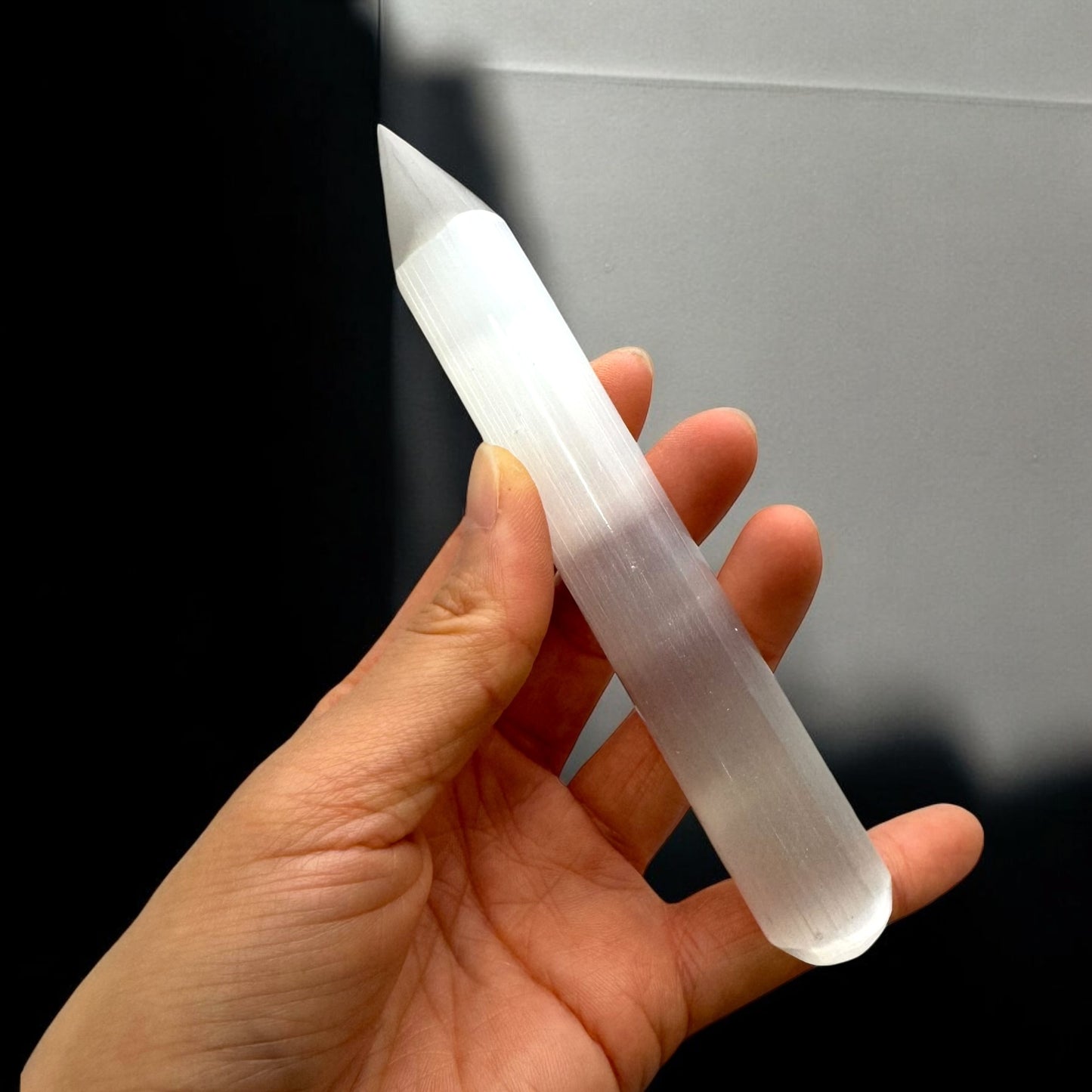 Selenite Crystal Spear