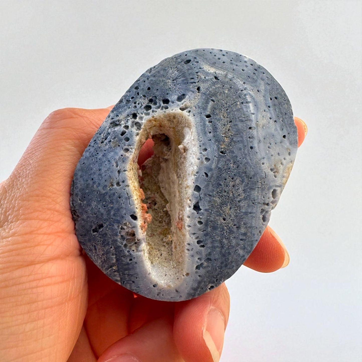 印尼藍珊瑚水晶掌石