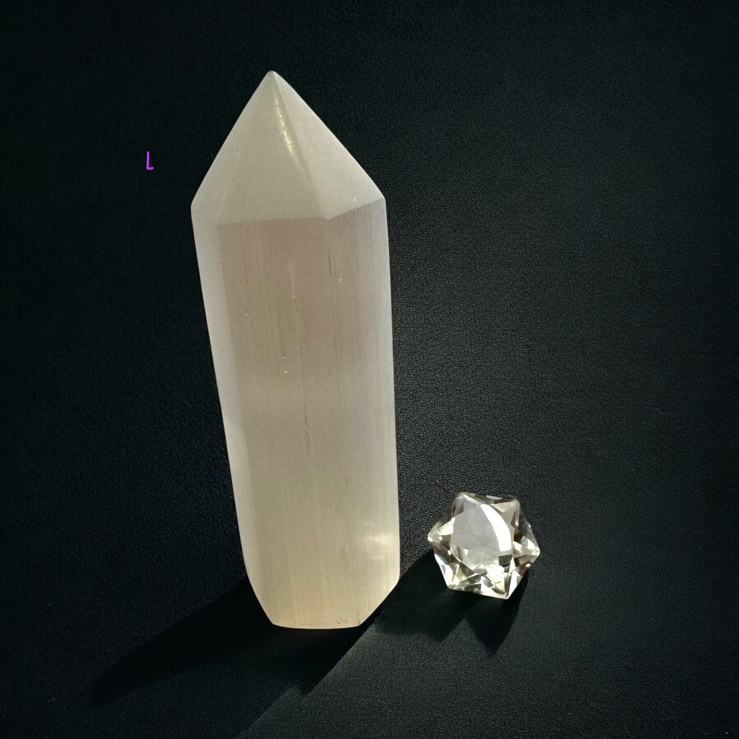Polished Selenite Crystal Towers
