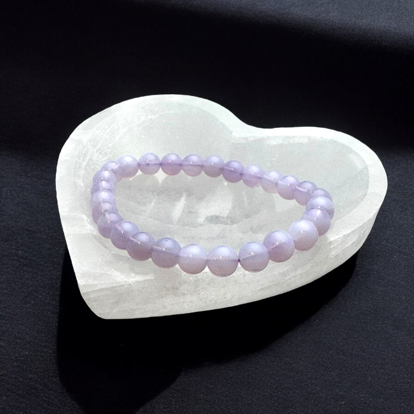 Heart Selenite Crystal Bowl (S) Thin