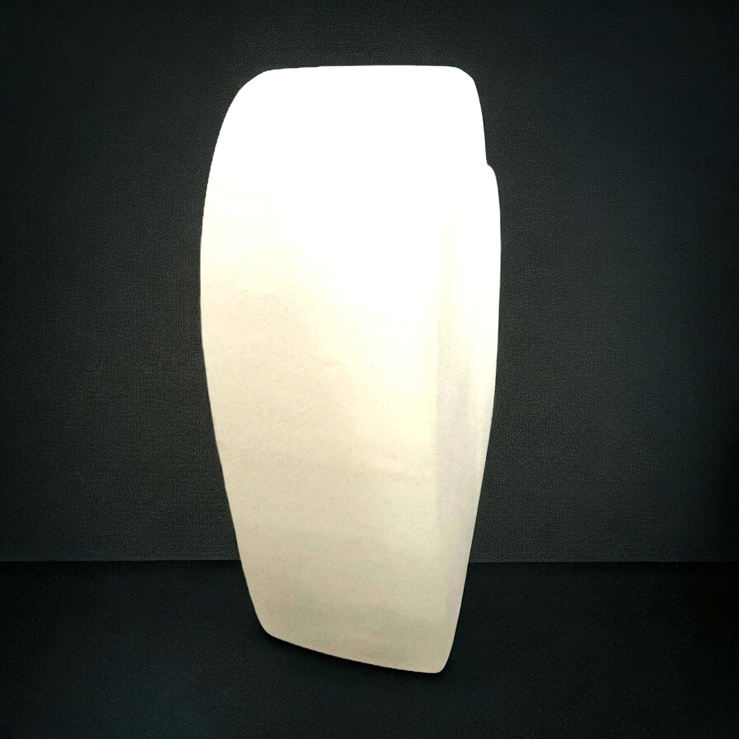 Heart Selenite Crystal Light