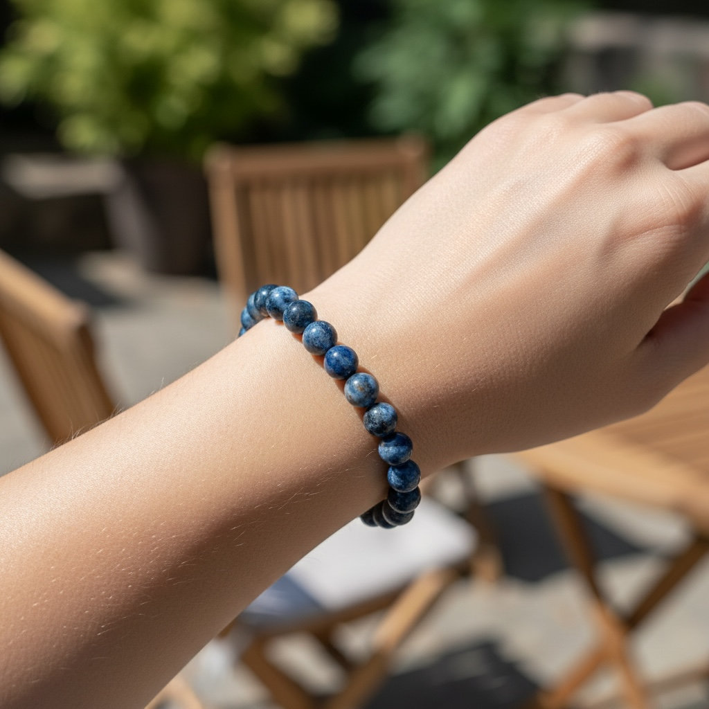 Dianite Crystal Beaded Bracelet