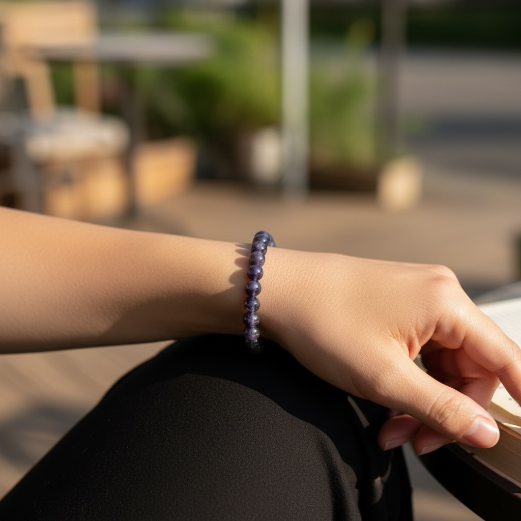 Iolite Crystal Bracelet