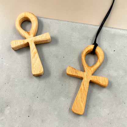 Palo Santo Hand Carved Ankh