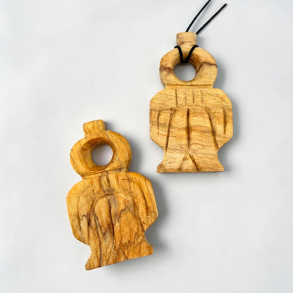 Palo Santo Hand Carved Tyet (Knot of ISIS)