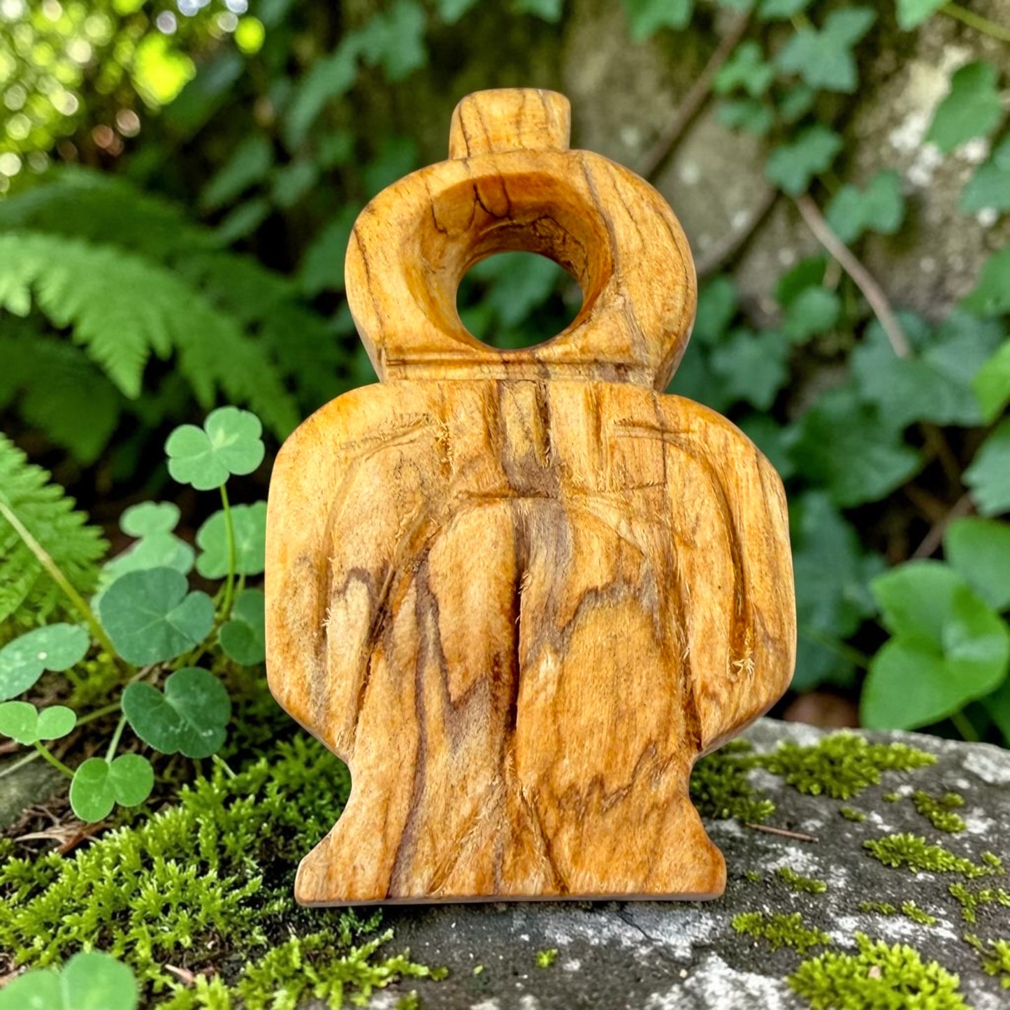 Palo Santo Hand Carved Tyet (Knot of ISIS)