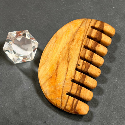 Palo Santo Hand Carved Head/Scalp Massage Hair Brush
