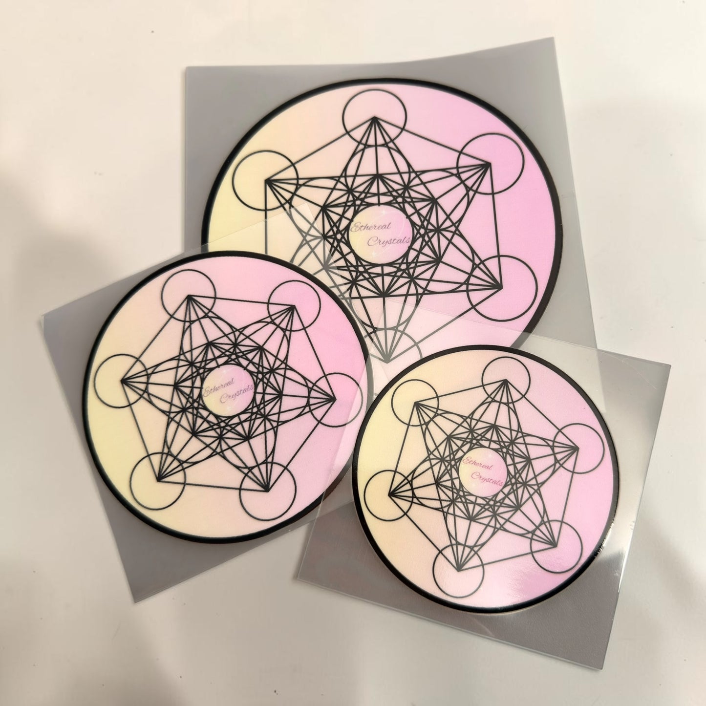 UV DTF 梅塔特隆立方體貼紙