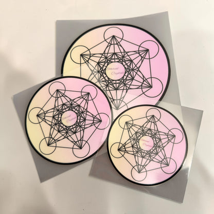 UV DTF 梅塔特隆立方體貼紙