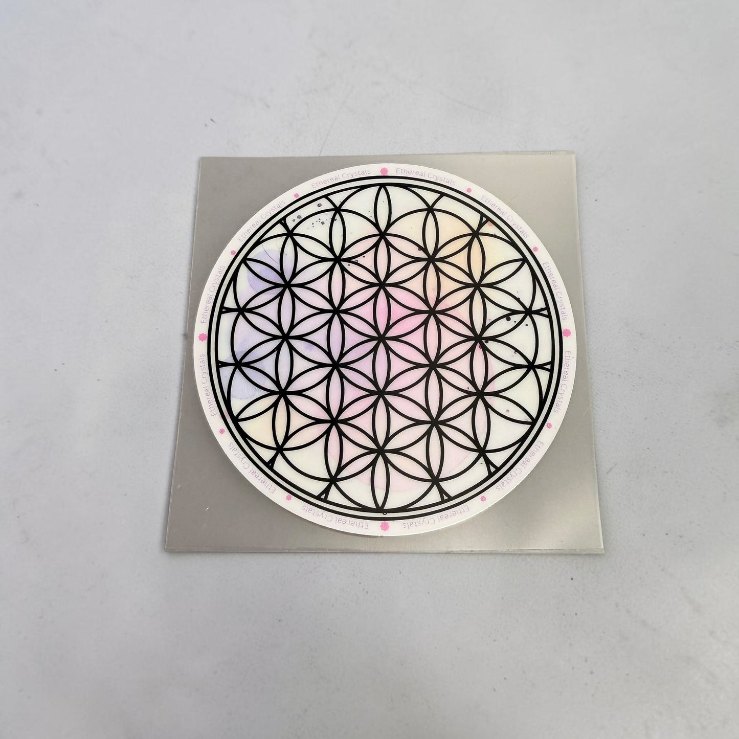 UV DTF Flower of Life Sticker
