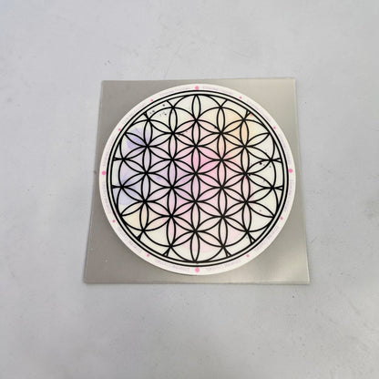 UV DTF Flower of Life Sticker