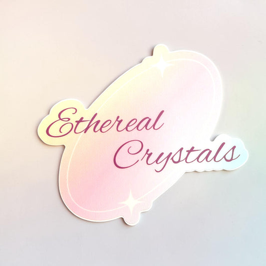 Ethereal Crystals Logo Water Proof Vinyl Sticker