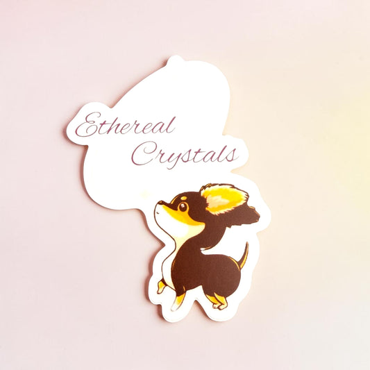 Luna Water Proof Vinyl Sticker (Ethereal Crystals Logo)