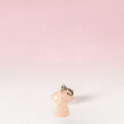 Mini Crystal Mushroom Pendant Collection