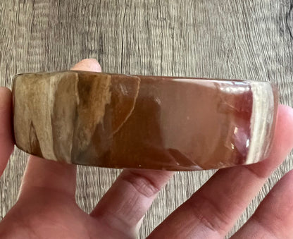 Petrified Wood Crystal Dish (S)